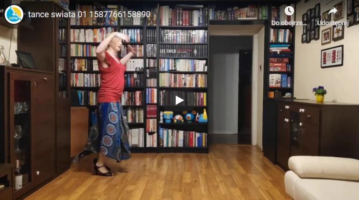 Zajęcia on-line: Magda Langowska-Sparzak Tańce świata - 8.10.2020