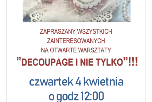 Decoupage i nie tylko!!!