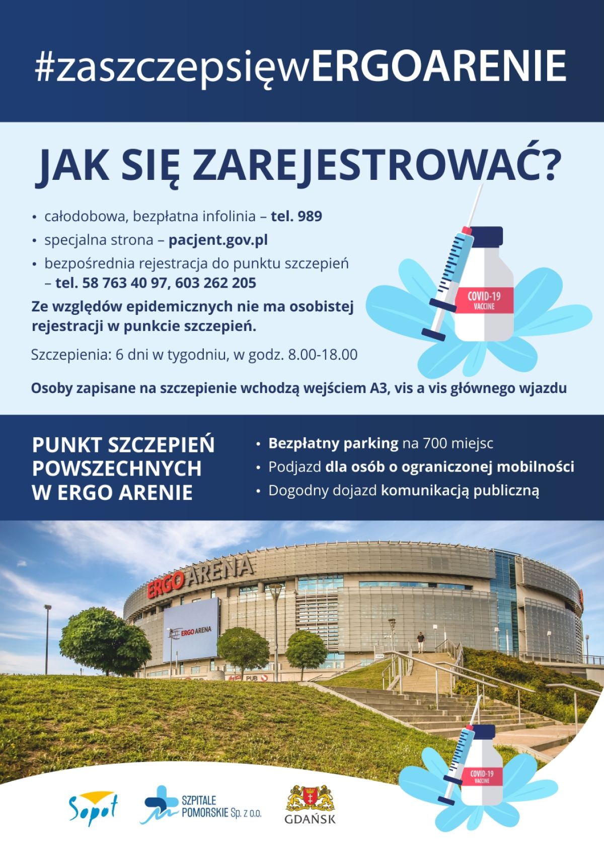 Zaszczep się w ERGOARENIE